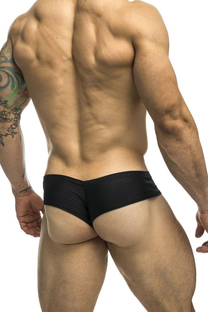 Clever Moda JUSTIN+SIMON XSJ22 Cheek Briefs Color Black