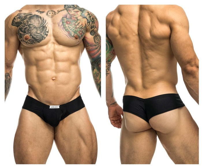 clever moda JUSTIN+SIMON XSJ22 Cheek Briefs Color Black
