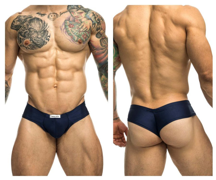 clever moda JUSTIN+SIMON XSJ22 Cheek Briefs Color Navy