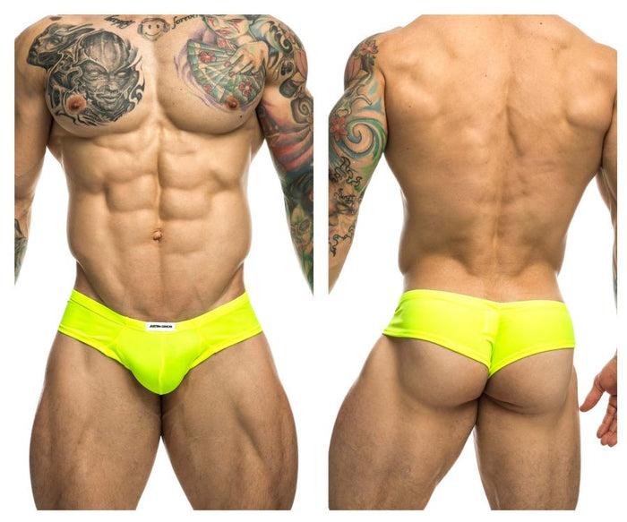 clever moda JUSTIN+SIMON XSJ22 Cheek Briefs Color Neon Green