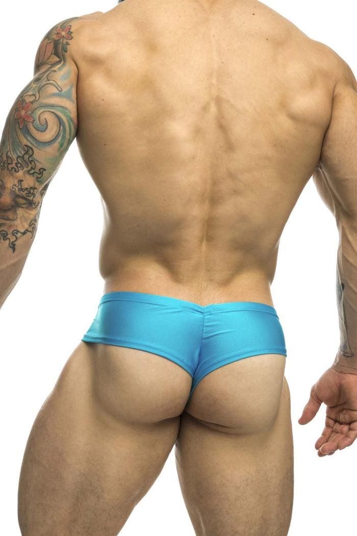 Clever Moda JUSTIN+SIMON XSJ22 Cheek Briefs Color Turquoise