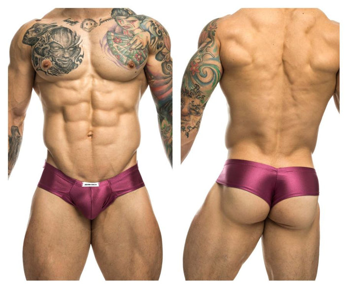 clever moda JUSTIN+SIMON XSJ22 Cheek Briefs Color Wine