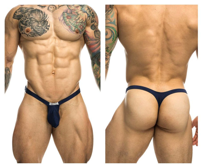 clever moda JUSTIN+SIMON XSJBU02 Bulge Thongs Color Navy