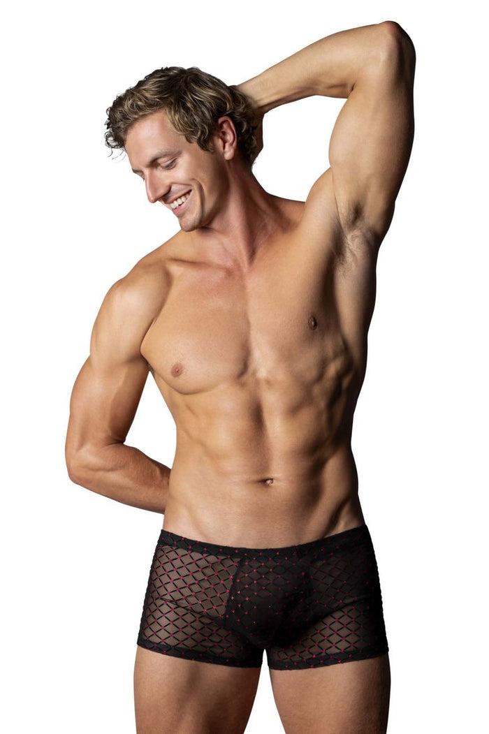 Clever Moda Male Power 143-296 Widow Maker Mini Pouch Short Color Black