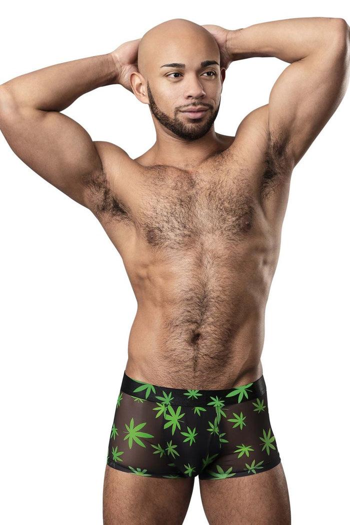 Clever Moda Male Power 145-294 Hazy Dayz Pouch Short Color Pot Leaf