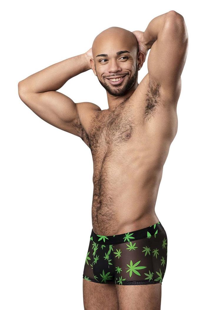 Clever Moda Male Power 145-294 Hazy Dayz Pouch Short Color Pot Leaf