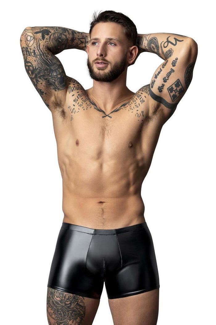 Clever Moda Male Power 153-301 Liquid Onyx 2.0 Pouch Short Color Black
