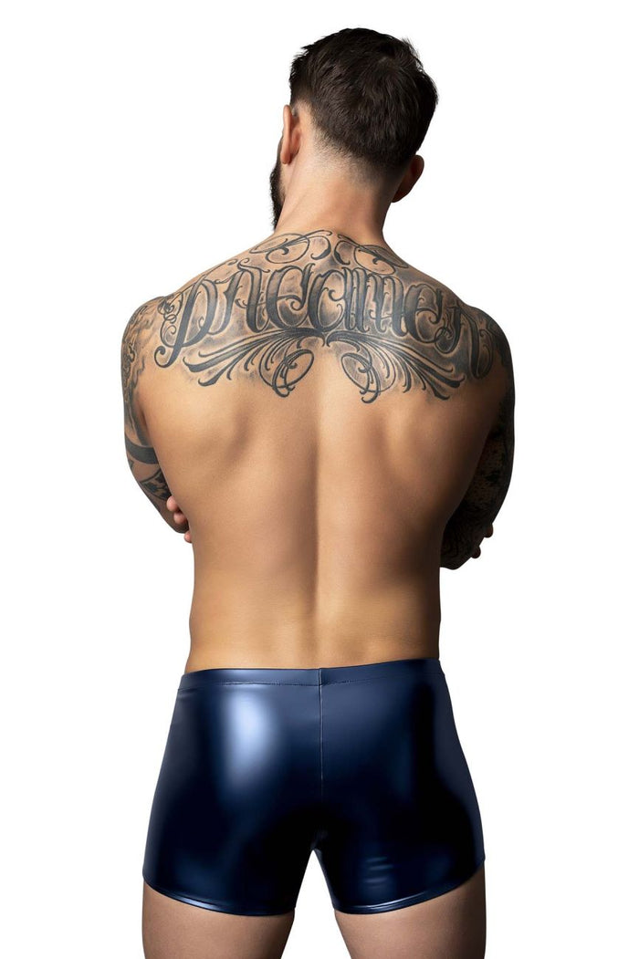 Clever Moda Male Power 153-301 Liquid Onyx 2.0 Pouch Short Color Blue