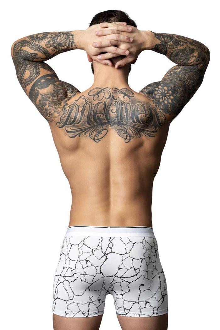 Clever Moda Male Power 160-299 Soo Cumfy Boxer Brief Color White-Black