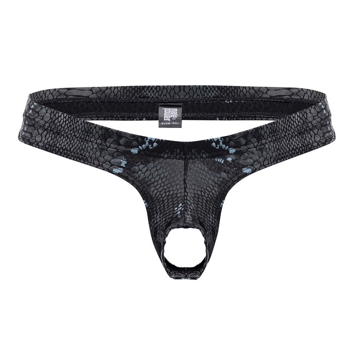 Clever Moda Male Power 334-282 S-naked Power Sock Color Black-Blue