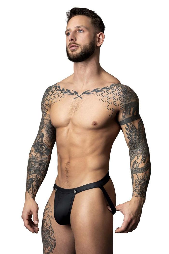Clever Moda Male Power 346-298 Oh Snap Snap Off Jock Color Black