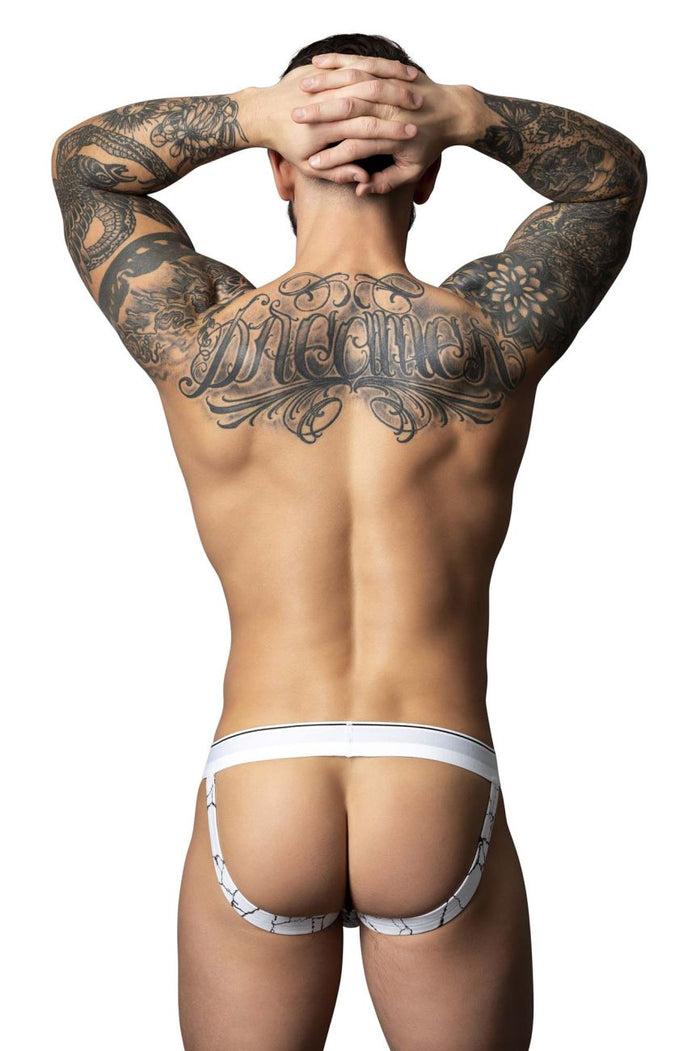 Clever Moda Male Power 349-299 Soo Cumfy Jock Color White-Black
