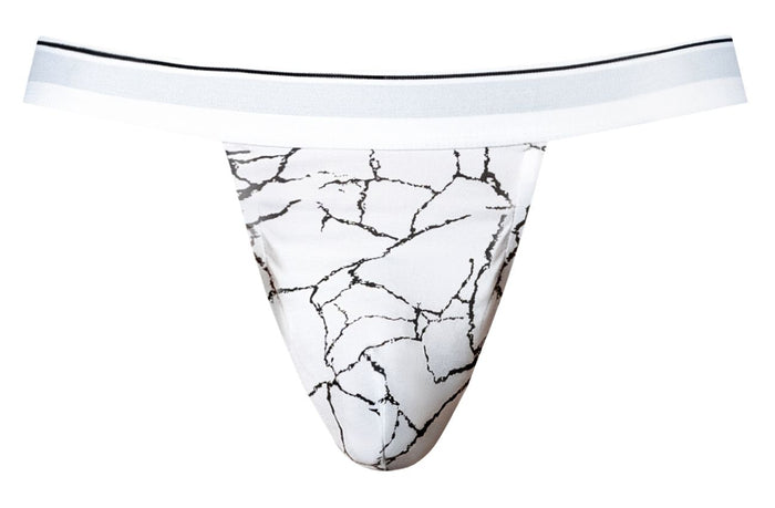 Clever Moda Male Power 349-299 Soo Cumfy Jock Color White-Black