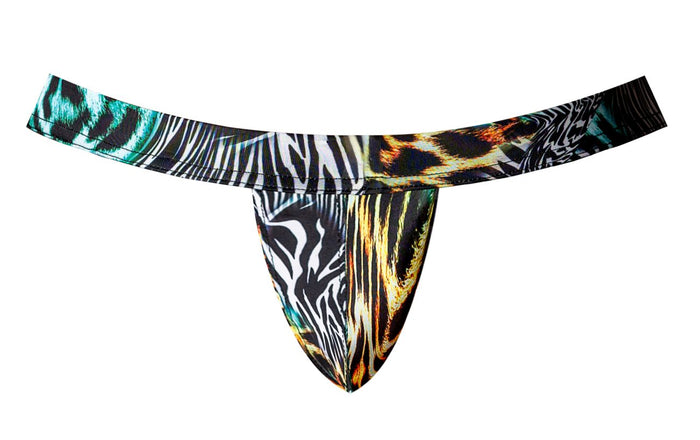 Clever Moda Male Power 392-295 Go Wild Sport Jock Color Multi Animal