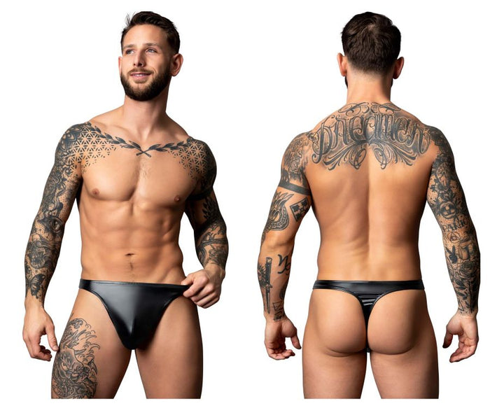 clever moda Male Power 442-301 Liquid Onyx 2.0 Bong Thong Color Black