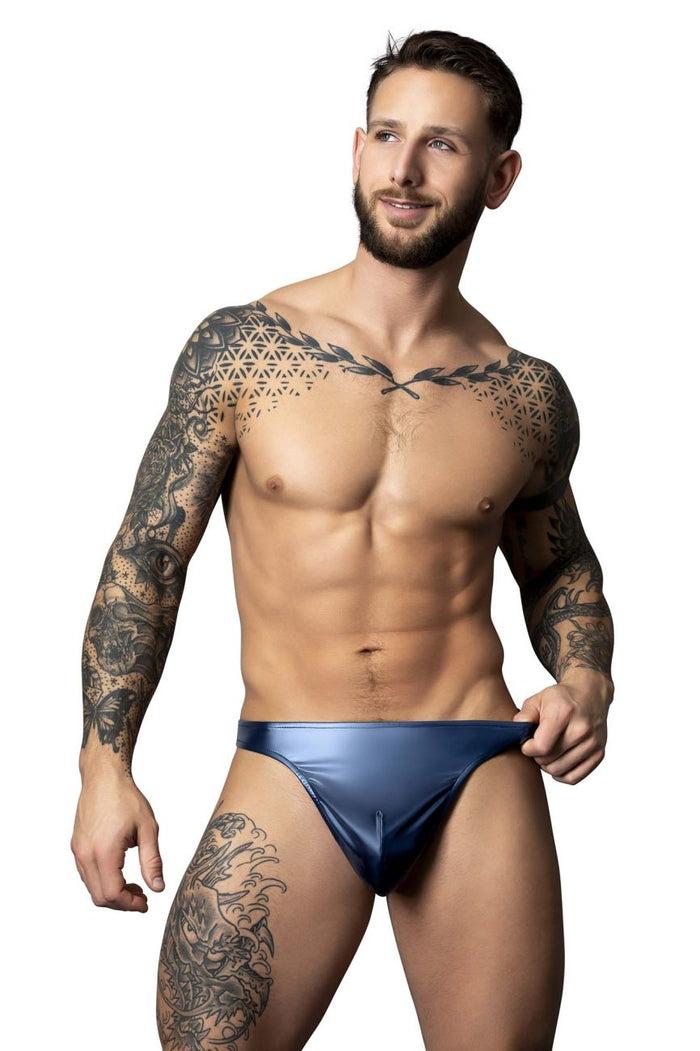 Clever Moda Male Power 442-301 Liquid Onyx 2.0 Bong Thong Color Blue