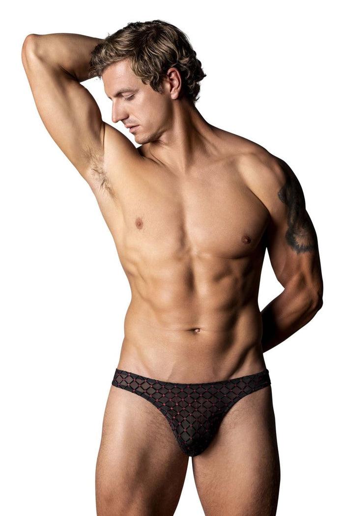 Clever Moda Male Power 443-296 Widow Maker Classic Thong Color Black