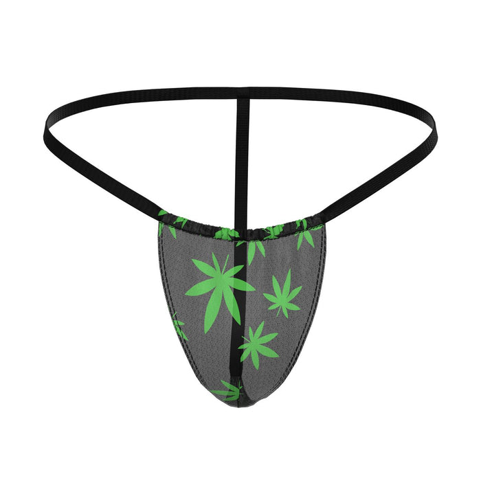 Clever Moda Male Power 450-294 Hazy Dayz Posing Strap Color Pot Leaf