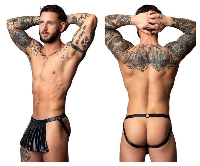 clever moda Male Power PAK-158 Fetish Spartacus Color Black