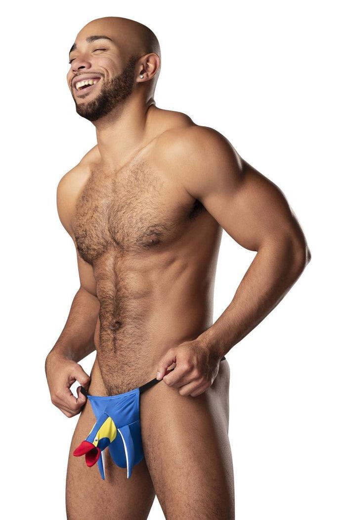 Clever Moda Male Power PAK-729 Novelty Blue Swallow Color Blue