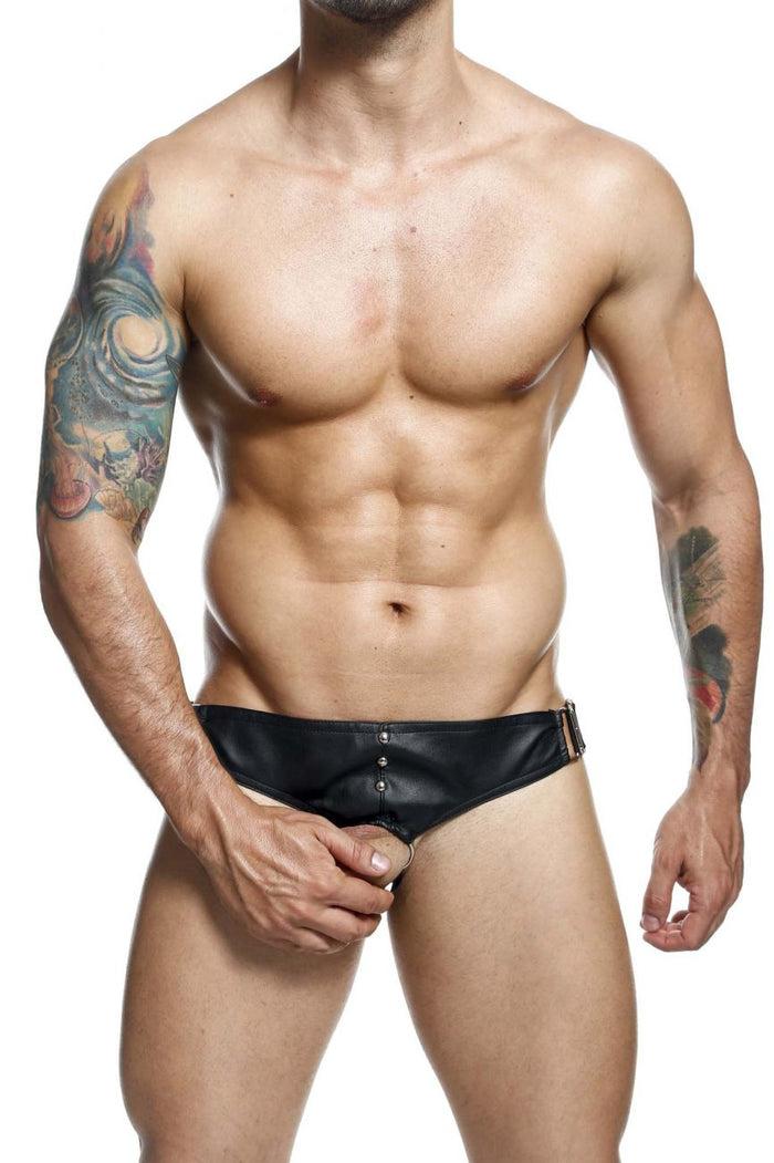 Clever Moda MaleBasics DMBL01 DNGEON Cockring Jockstrap Color Black