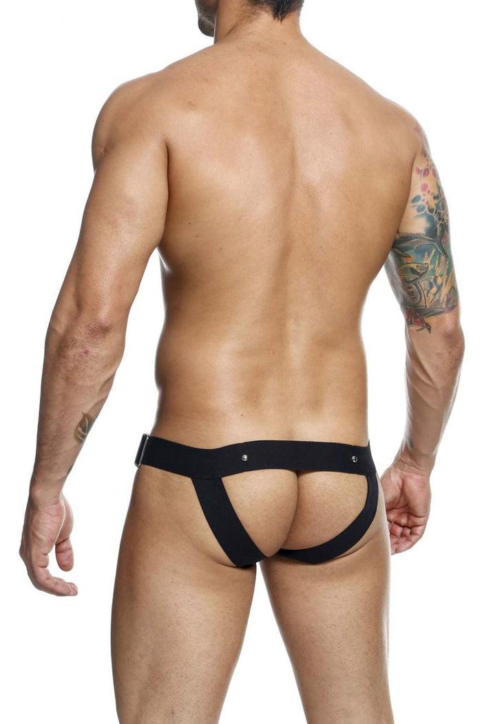 Clever Moda MaleBasics DMBL01 DNGEON Cockring Jockstrap Color Black
