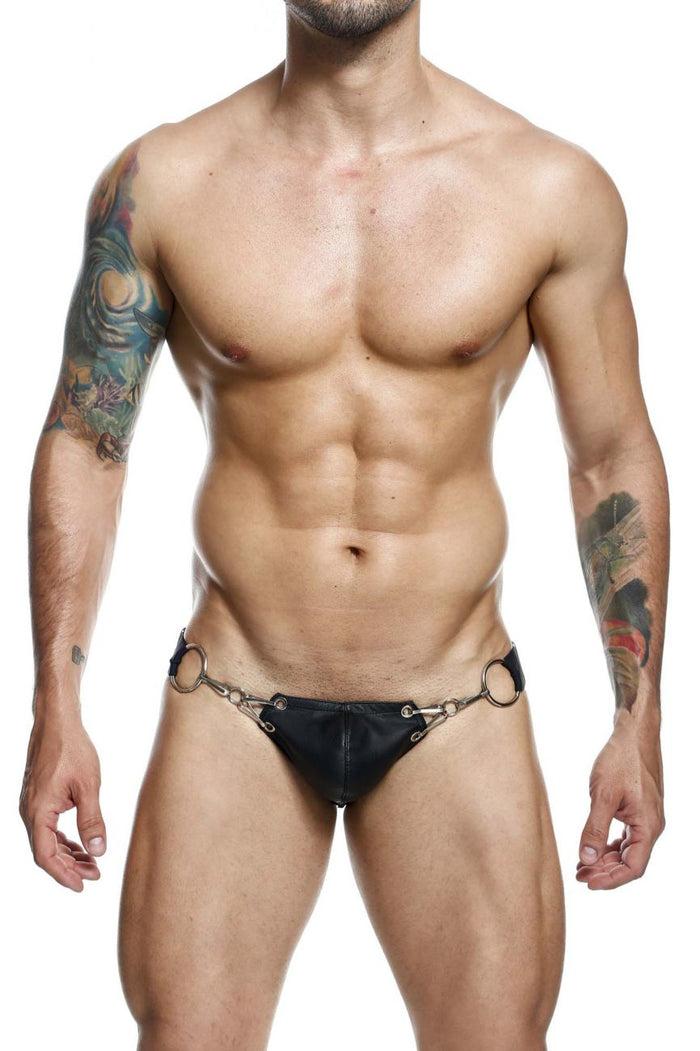 Clever Moda MaleBasics DMBL03 DNGEON Snap Jockstrap Color Black