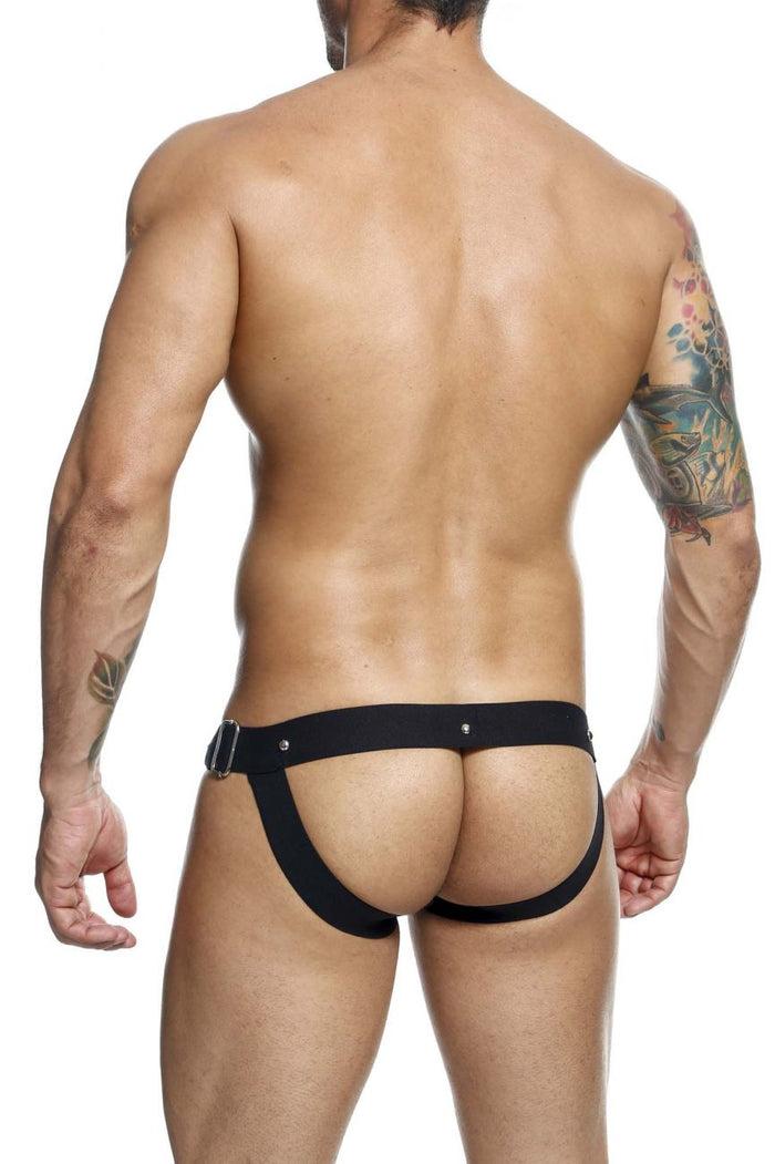 Clever Moda MaleBasics DMBL03 DNGEON Snap Jockstrap Color Black