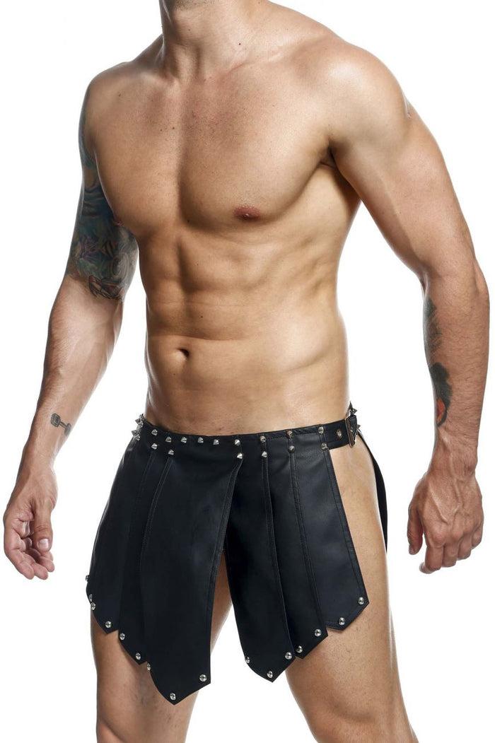 Clever Moda MaleBasics DMBL10 DNGEON Roman Skirt Color Black