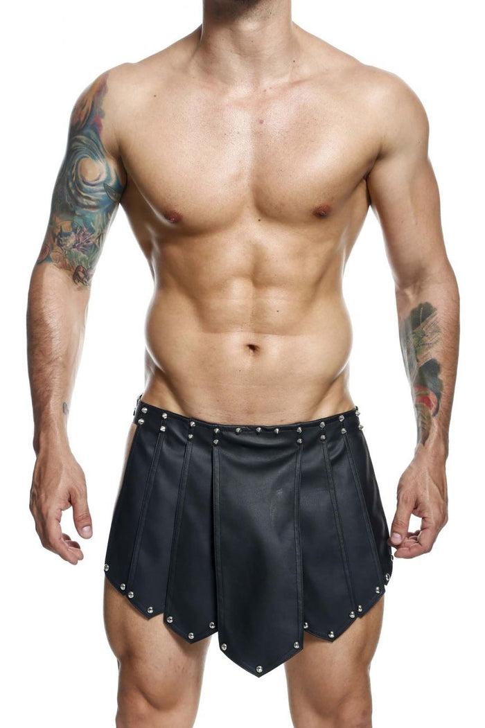 Clever Moda MaleBasics DMBL10 DNGEON Roman Skirt Color Black