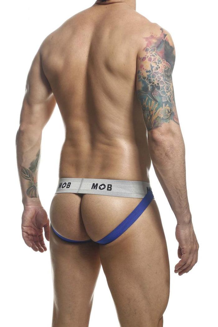 Clever Moda MaleBasics MBL107 MOB Classic Fetish Jock 3 Inches Jockstrap Color Royal