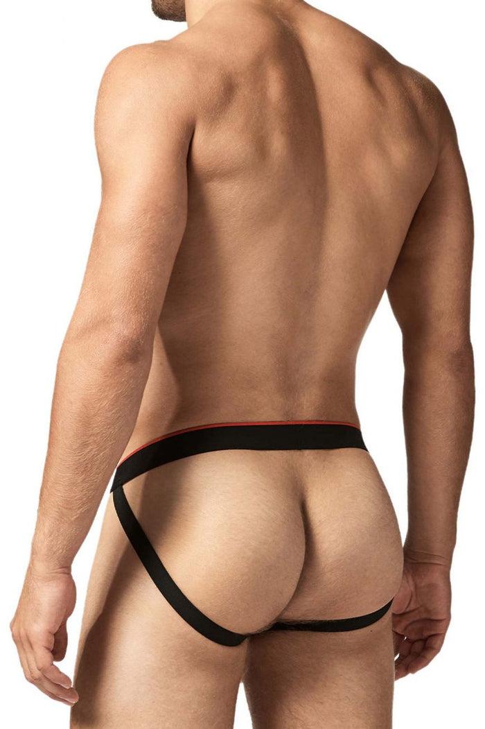 Clever Moda Papi UMPA049 2PK Microflex Jockstrap Color Red-Leopard