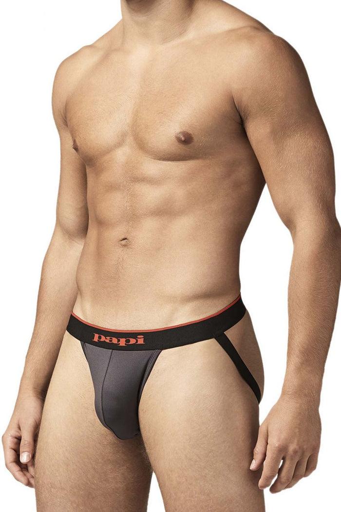 Clever Moda Papi UMPA049 2PK Microflex Jockstrap Color Red-Leopard