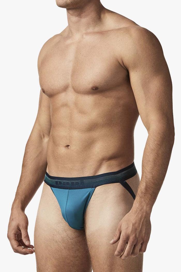 Clever Moda Papi UMPA108 2PK Microflex Performance Jockstrap Color Blue-Gray