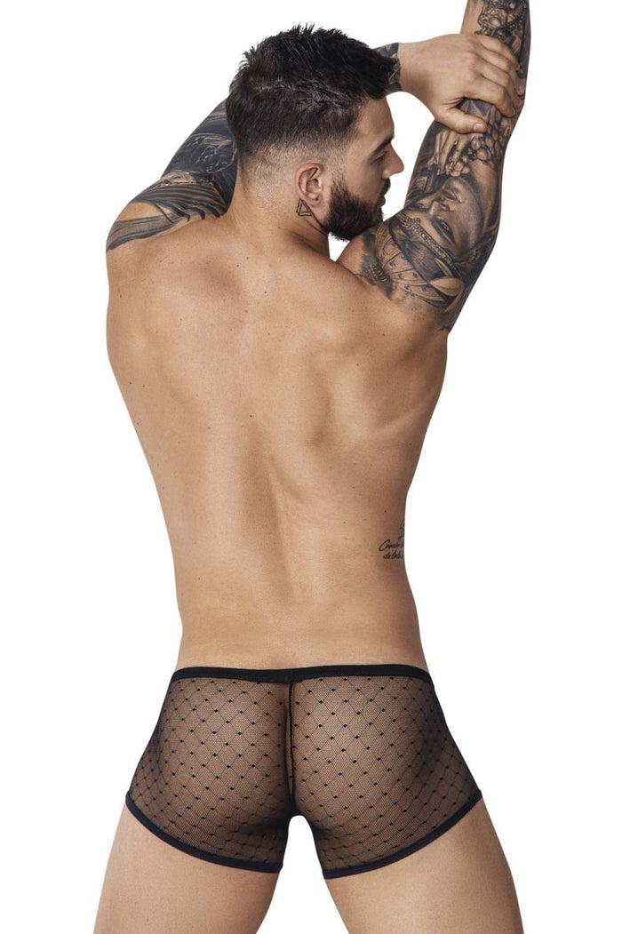 Clever Moda Pikante PIK 1092 Oomph Mesh Trunks Color Black