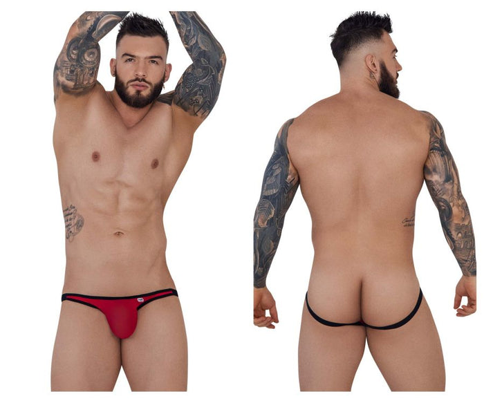 clever moda Pikante PIK 1280 Sonar Jockstrap Color Red