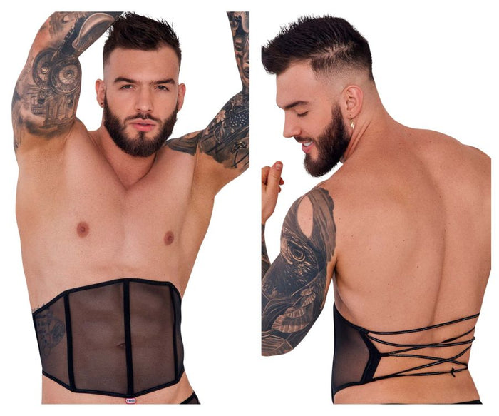 clever moda Pikante PIK 1288 Mutek Corset Color Black