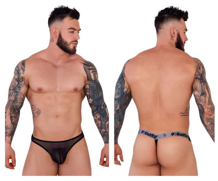 clever moda Pikante PIK 1292 Creamfieland Thongs Color Black