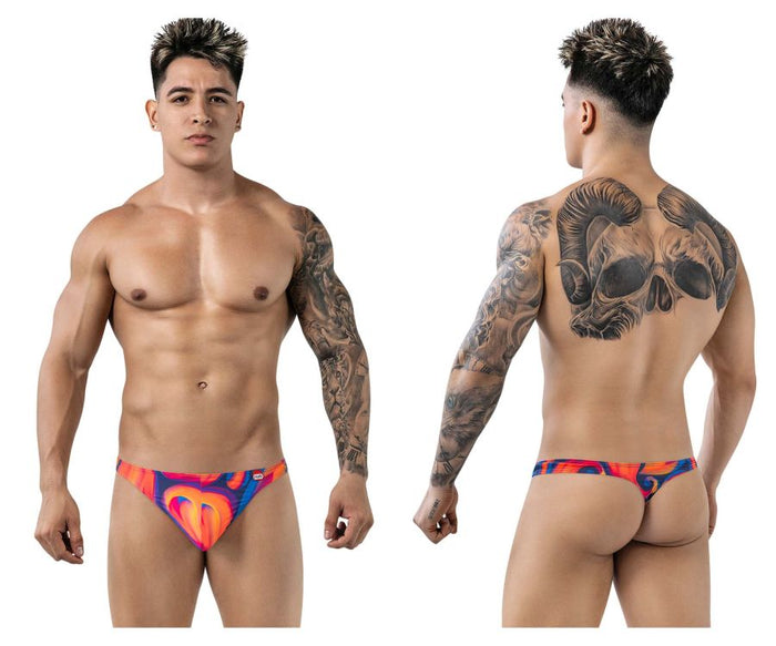 clever moda Pikante PIK 1827 Kracent Thongs Color Orange