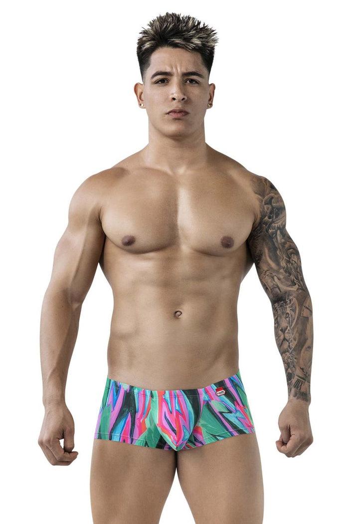 Clever Moda Pikante PIK 1828 Abstract Trunks Color Green