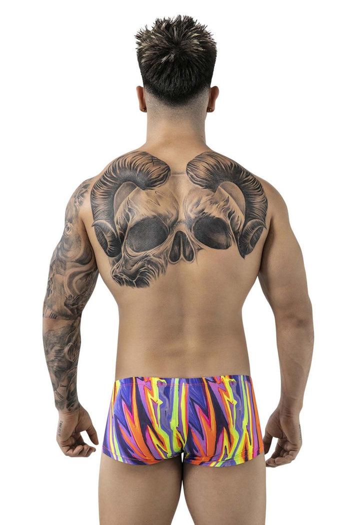 Clever Moda Pikante PIK 1828 Abstract Trunks Color Purple