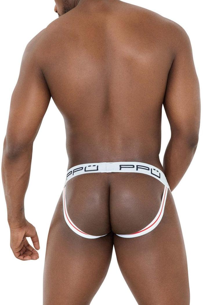 Clever Moda PPU 2304 Ball Lifter Jockstrap Color White