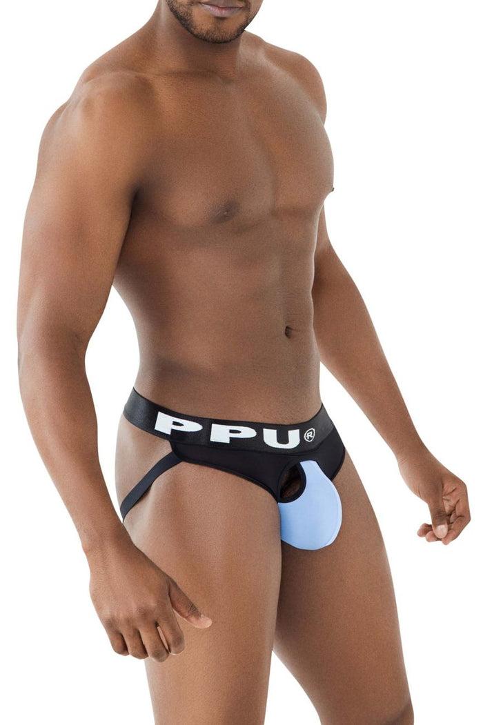 Clever Moda PPU 2307 Ball Lifter Jockstrap Color Blue