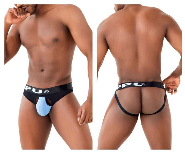 clever moda PPU 2307 Ball Lifter Jockstrap Color Blue