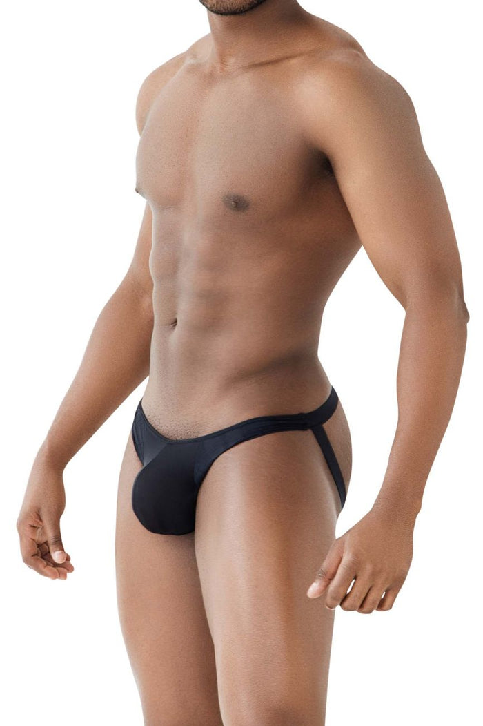 Clever Moda PPU 2309 Microfiber Jockstrap Color Black