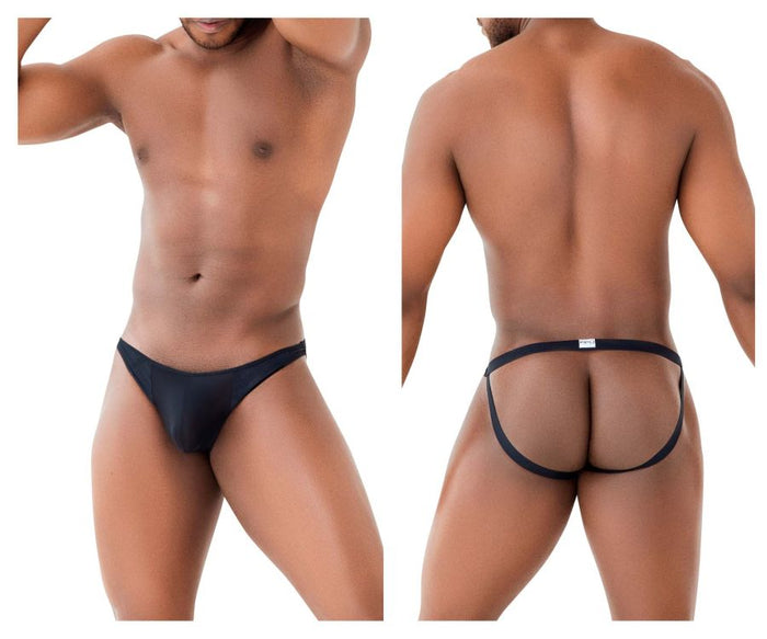 clever moda PPU 2309 Microfiber Jockstrap Color Black