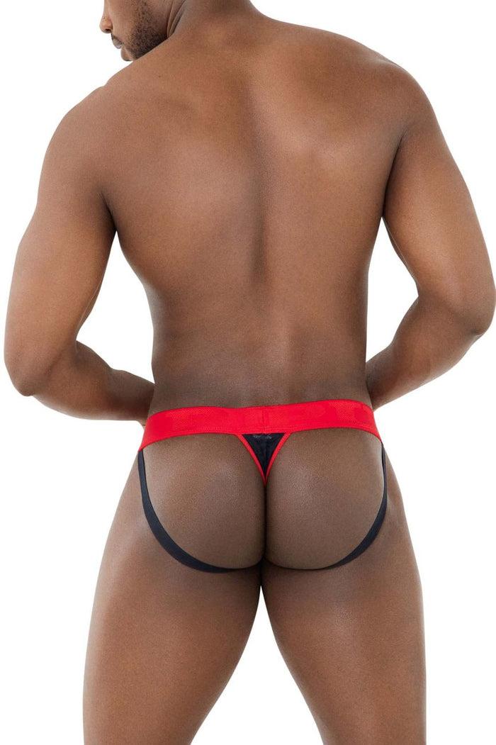 Clever Moda PPU 2313 Peek-a-boo Jockstrap Color Black