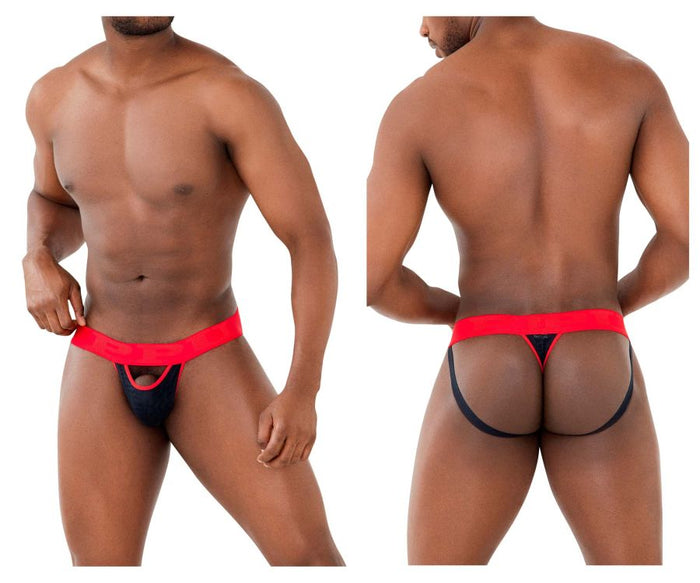 clever moda PPU 2313 Peek-a-boo Jockstrap Color Black