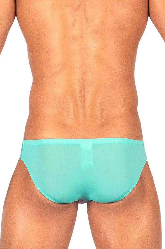 Clever Moda Private Structure BRUT4392 Bare Bikini Color Cyan Mist