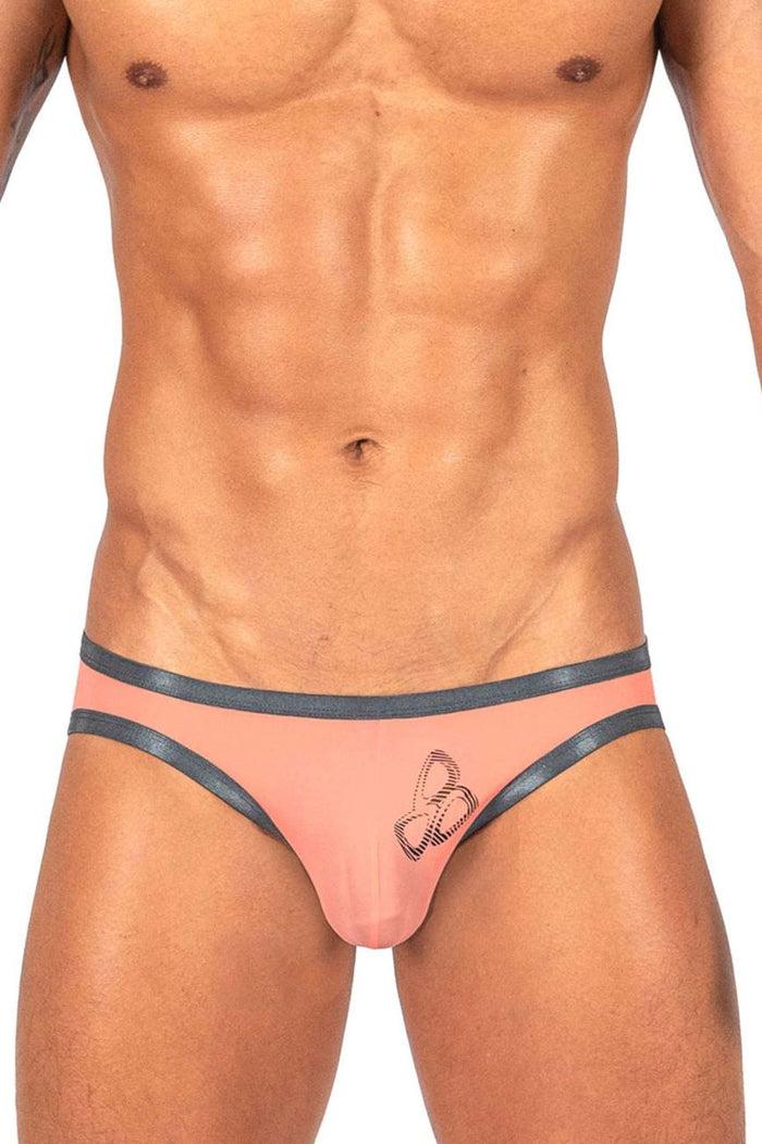 Clever Moda Private Structure BRUT4393 Bare Bikini Color Orange